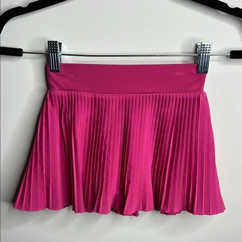 Pink Pleated Women's Skirt ,Garb
